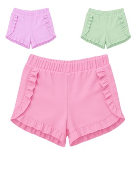 Short beba jersey con volados gepetto