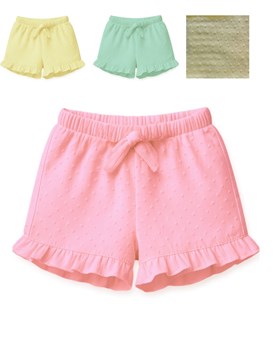 Short beba jersey plumeti con voladitos gepetto