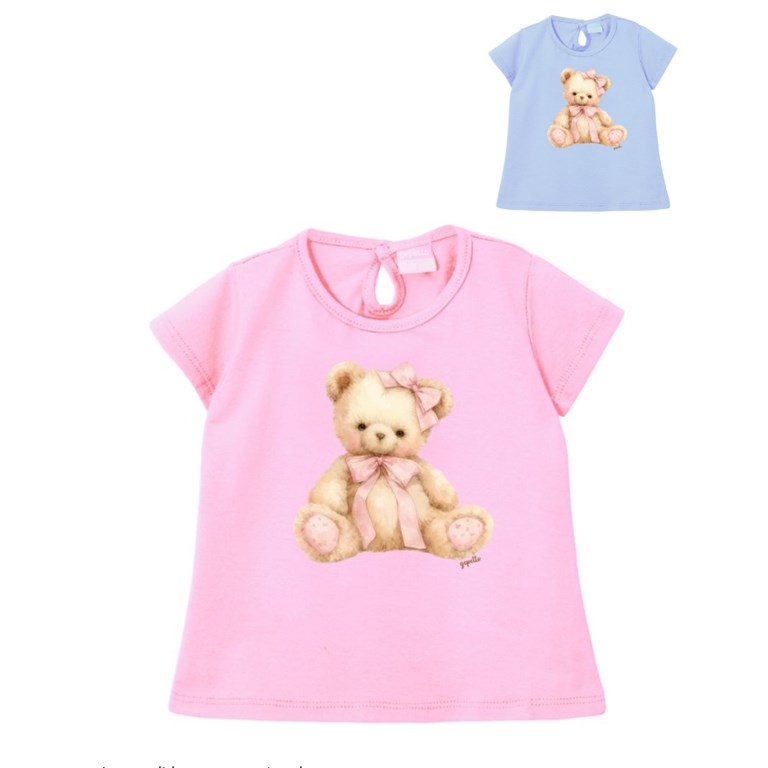 REMERA PARA BEBA CON ESTAMPA OSITO. GEPETTO