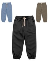 Pantalon jogger bebe color con bolsillos pique gepetto