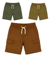 Bermuda bebe varon color con elastano con tapitas gepetto