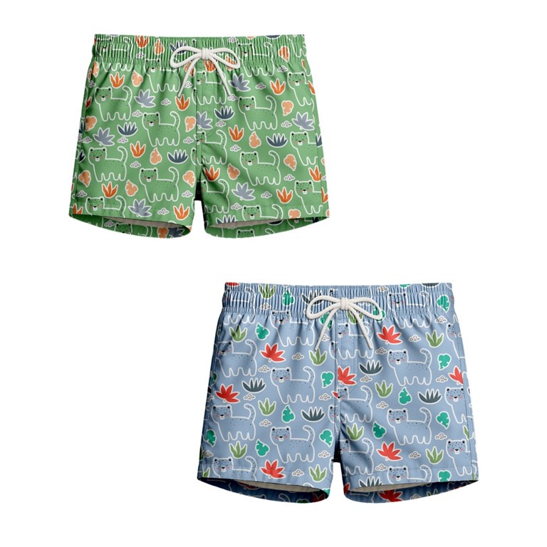 Short de baño bebe varon estampado tigre gepetto