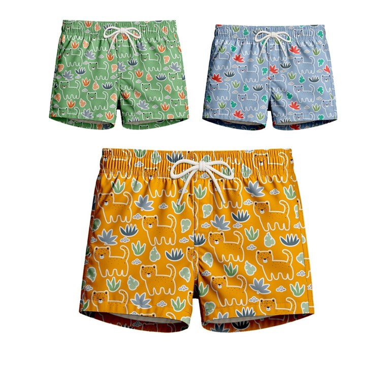 Short de baño bebe varon estampado tigre gepetto
