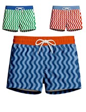 Short de baño bebe varon estampado raya con cintura combinada gepetto