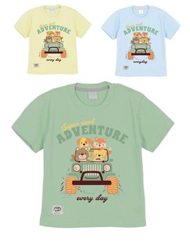 Remera bebe varon con estampa adventure gepetto