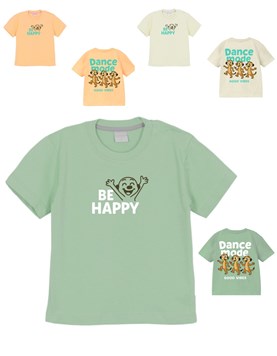 Remera bebe varon con estampa frente y espalda dance mode gepetto