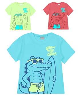 Remera bebe varon con estampa full coco gepetto