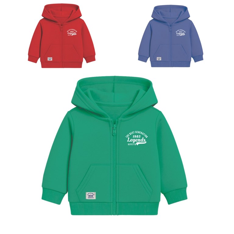 Campera bebe varon rustico con estampa gepetto