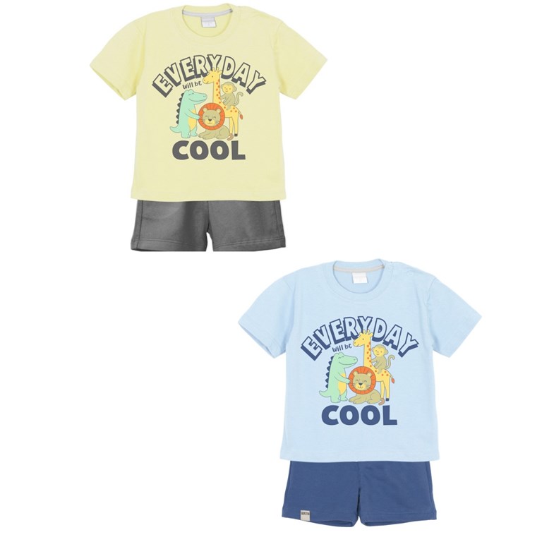 conjunto bebe varon con estampa everyday cool gepetto