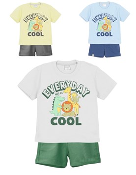conjunto bebe varon con estampa everyday cool gepetto