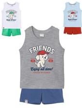conjunto de bebe varon jersey con estampa friends gepetto