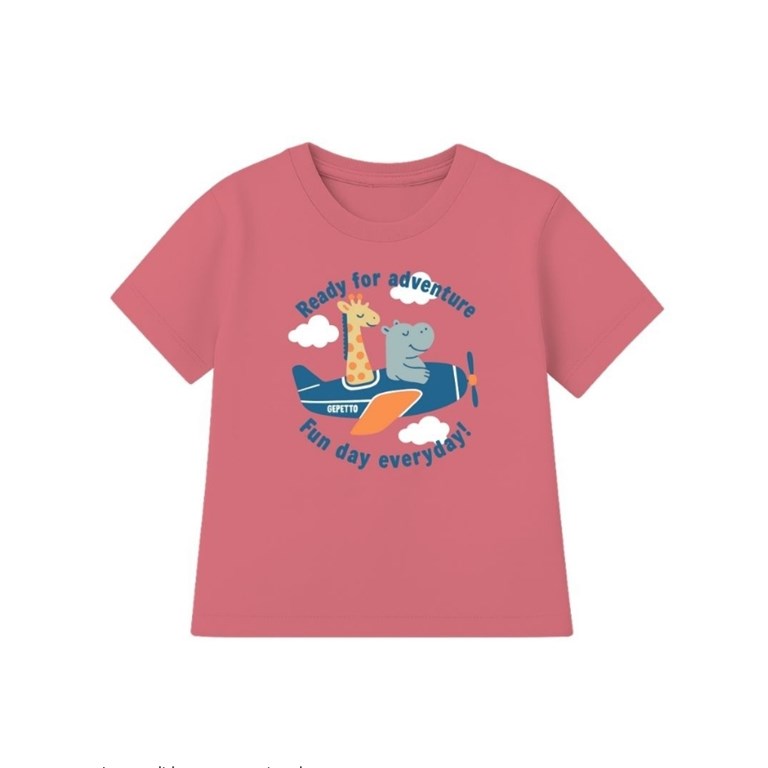 REMERA PARA BEBE CON ESTAMPA 'ADVENTURE'. GEPETTO
