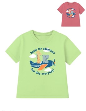 REMERA PARA BEBE CON ESTAMPA 'ADVENTURE'. GEPETTO