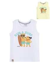 MUSCULOSA PARA NENE ESTAMPA SUN & SURF. GEPETTO