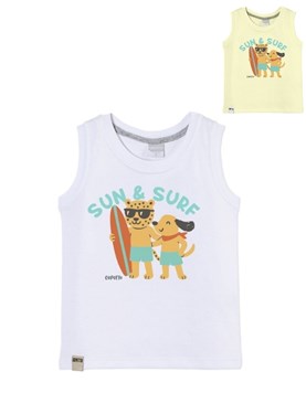 MUSCULOSA PARA NENE ESTAMPA SUN & SURF. GEPETTO