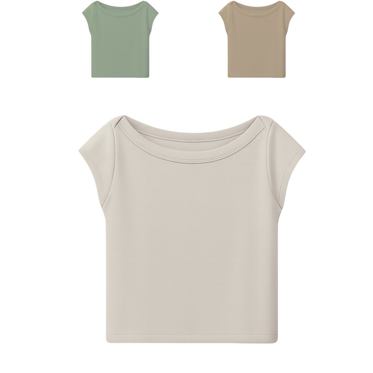 REMERA MANGA CORTA DE MORLEY CUELLO AMERICANO PARA NENA. GEPETTO