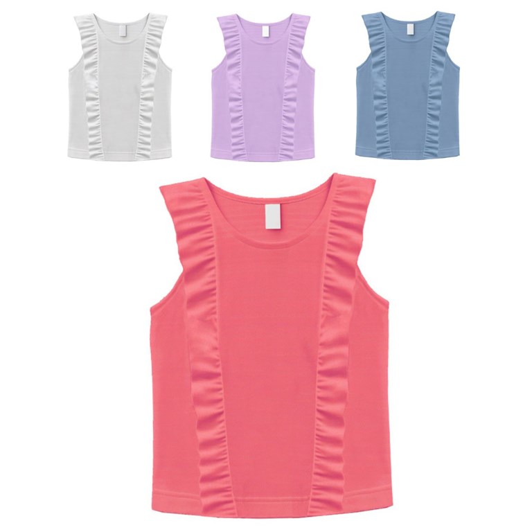 Musculosa junior nena c/volados. gepetto