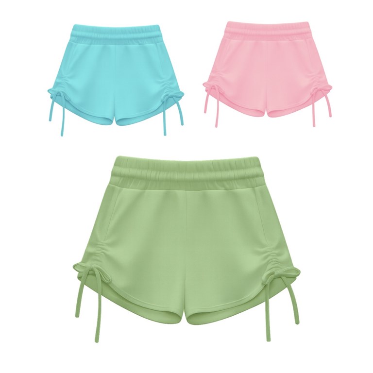 Short junior nena jersey c/tiras. gepetto