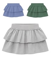 Pollera junior nena jersey c/volados. gepetto