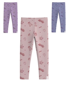 Leggin junior nena larga estampada 'xoxo'. gepetto
