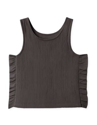 Musculosa de nena en bambula con volados.Gepetto
