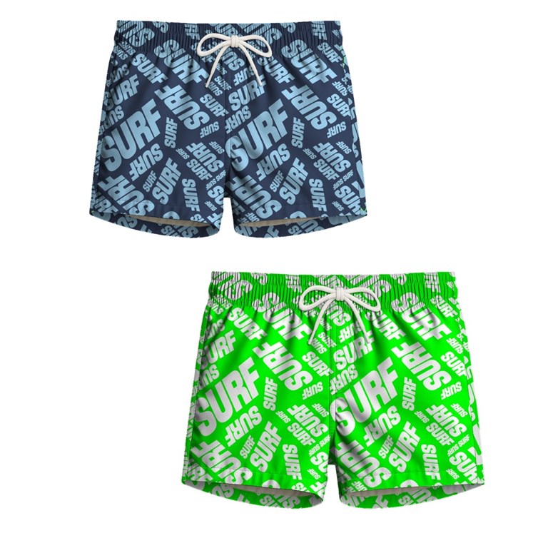 Short de baño juniorr varón estampado 'surf'. gepetto