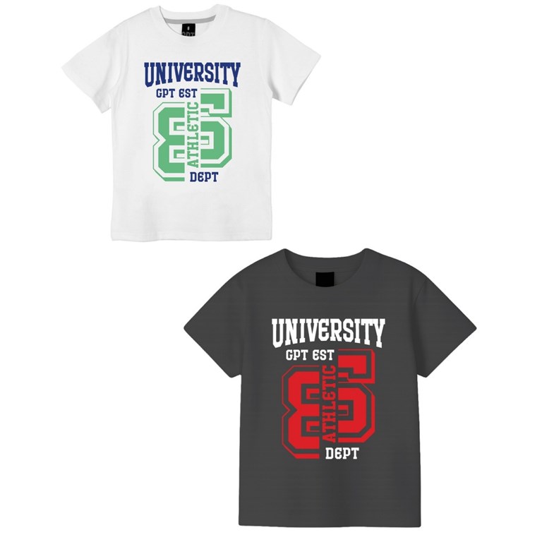 Remera junior varón c/estampa 'university' gepetto