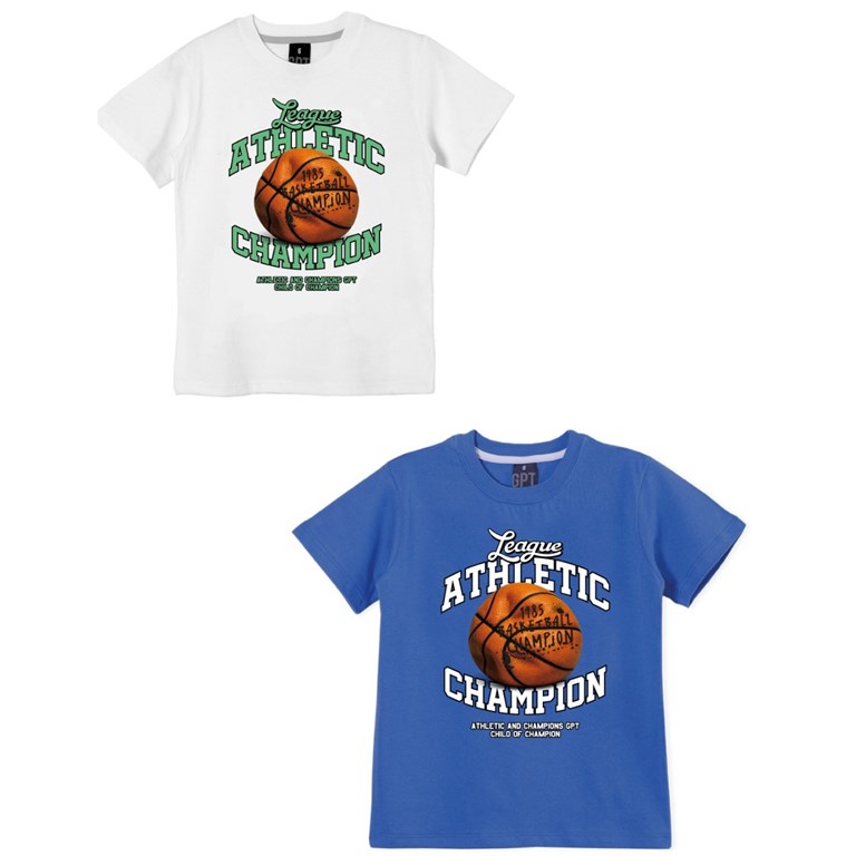 Remera junior varón c/estampa 'atlethic champion' gepetto