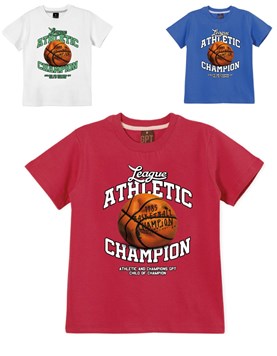 Remera junior varón c/estampa 'atlethic champion' gepetto