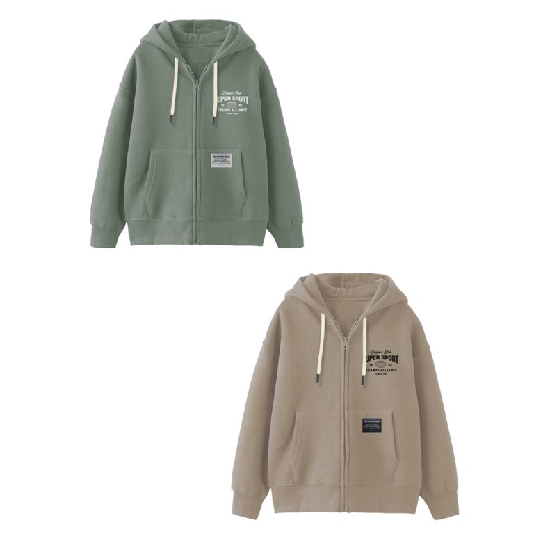 Campera junior varón rústico oversize c/logo y etiqueta. gepetto