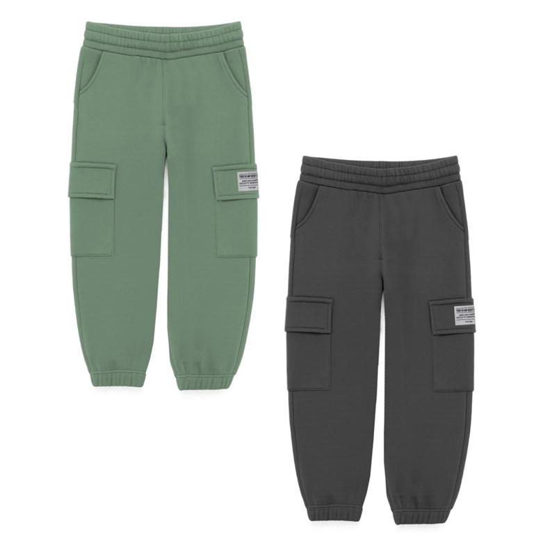 Jogger junior varón rústico cargo 'baggy' c/etiqueta bordada. gepetto