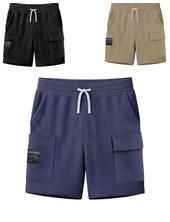 Bermuda junior varón rústico cargo y etiqueta bordada. gepetto