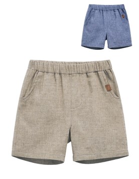 Bermuda de nene en lino melange.Gepetto