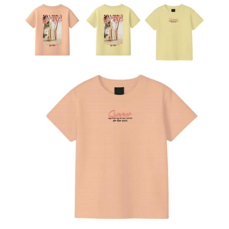 REMERA MANGA CORTA PARA NENE CON ESTAMPA SURF. GEPETTO