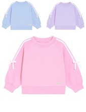 Buzo beba nena ranglan con puntillas y moñitos.Gepetto