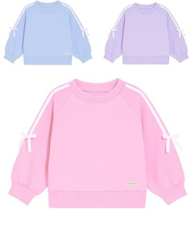 Buzo beba nena ranglan con puntillas y moñitos.Gepetto