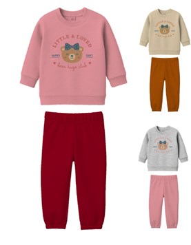 Conjunto beba nena con osita.Gepetto