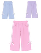 Jogger bb nena c/puntillas y moñitos.Gepetto