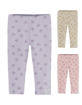Calza beba nena estampada moños.Gepetto