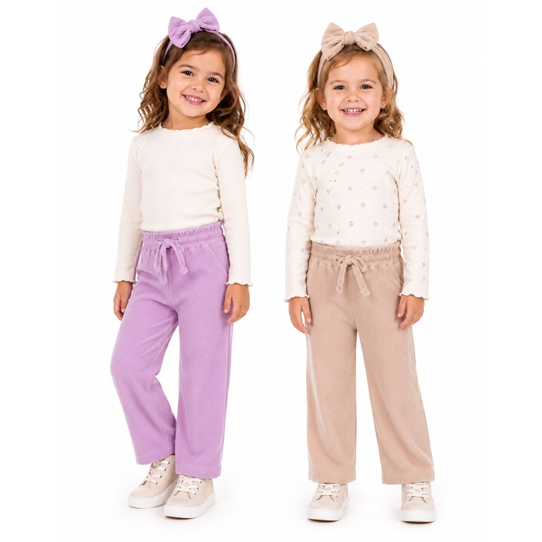 PANTALON DE PLUSH CORDEROY PARA BEBA. GEPETTO