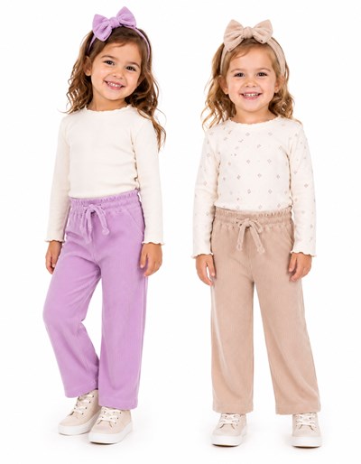 PANTALON DE PLUSH CORDEROY PARA BEBA. GEPETTO