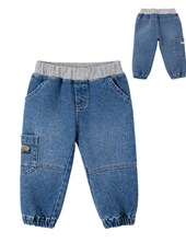 Jean bebe varón con cintura de morley melange.Gepetto