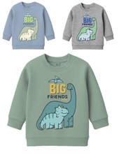 Buzo bb varón c/estampa big friends dinos.Gepetto