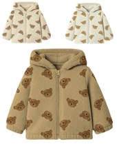 Campera bebe varón piel de oso estampado ositos. Gepetto