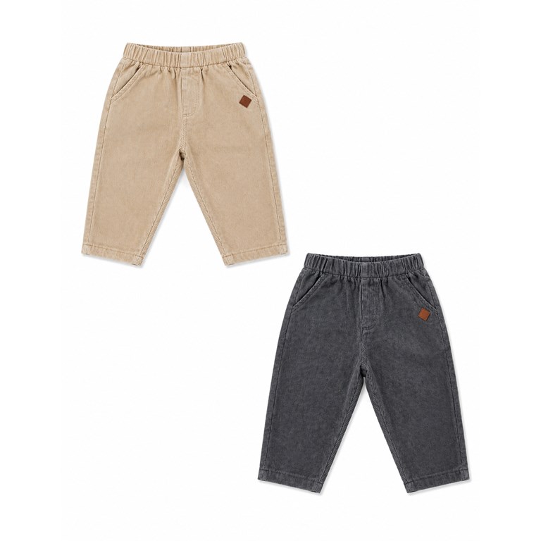 Pantalón para bebé varón, de corderoy. Gepetto