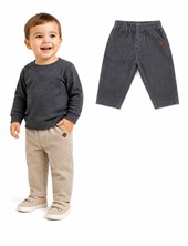 Pantalón para bebé varón, de corderoy. Gepetto