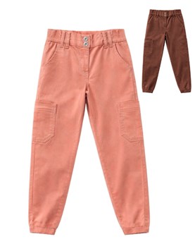 Pantalón junior nena color cargo.Gepetto