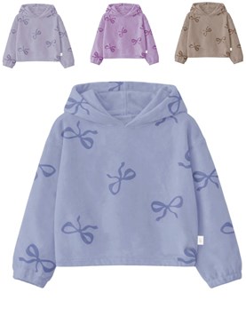 Buzo junior nena plush con lycra moños.Gepetto