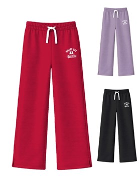 Pantalón recto junior nena deportivo soft alo con logo.Gepetto