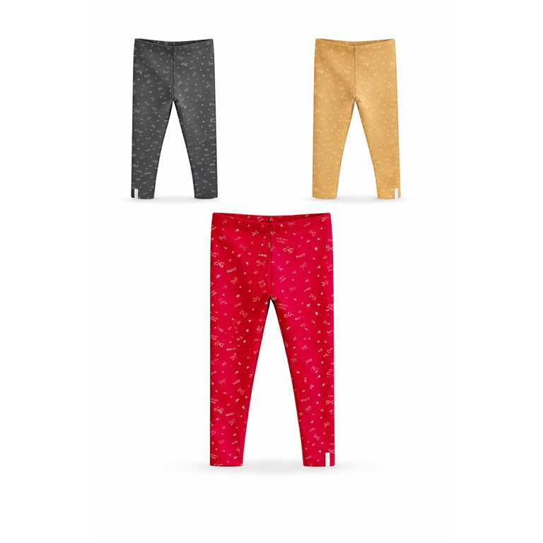 Leggin junior nena larga estampada moños.Gepetto